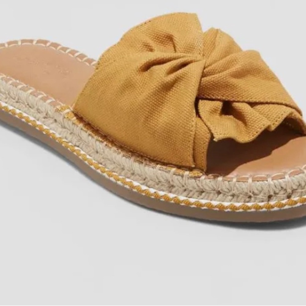 Women's Universal Thread Lila Knotted Espadrille Slide Sandals